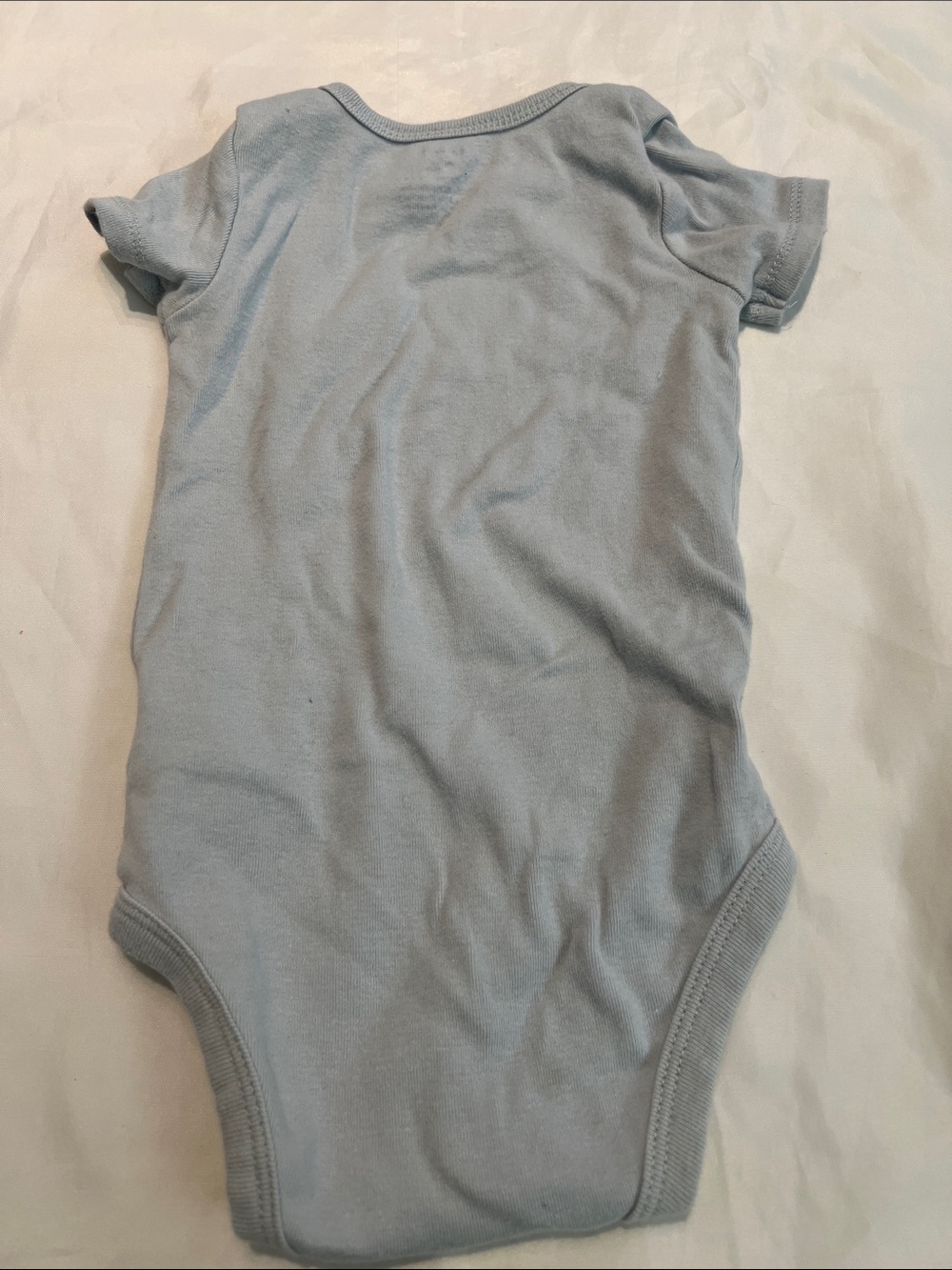 “Bundle 10/$13” Carter's 9m Light Blue Panda Short Sleeve baby Bodysuit - Picture 6 of 6